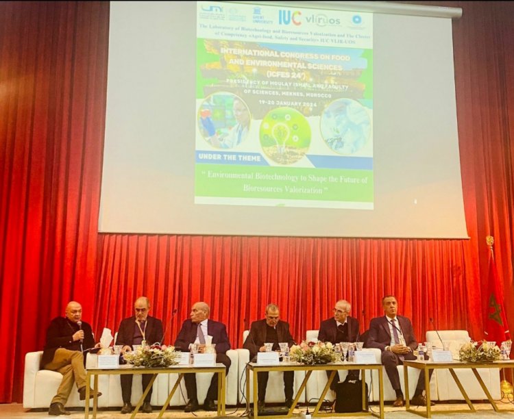 كليةالعلوم بجامعة مولاي إسماعيل بمكناس والمؤتمر الدولي لعلوم التغذية والبيئة