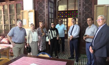 Los momentos mas fuertes de la visita del director del instituto Cervantes Fez con los responsables de LAREF al Liceo My Driss e al centro cultural Med Ben Youssef