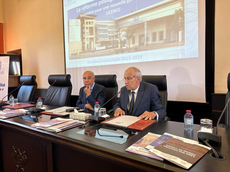 UM5-Rabat: Abdellatif Miraoui et Farid El Bacha donnent le coup d’envoi de la rentrée universitaire 2023-2024