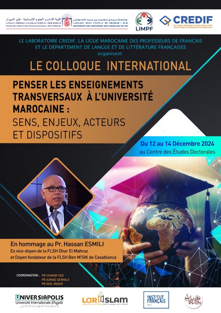 En hommage au Pr Hassan Smili Penser les enseignements transversaux à l’Université marocaine Sens enjeux et dispositifs
