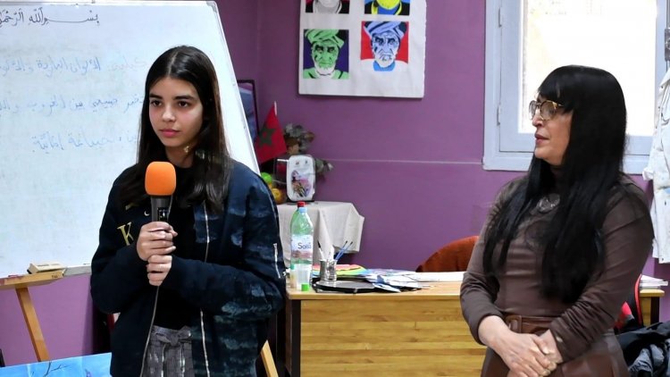 Fouzia SEKKAT, la magicienne des couleurs et des âmes du centre d’épanouissement Oum Aymane