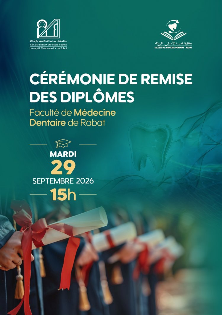 À Rabat, 157 lauréats de la Faculté de Médecine Dentaire prêts à franchir un nouveau cap
